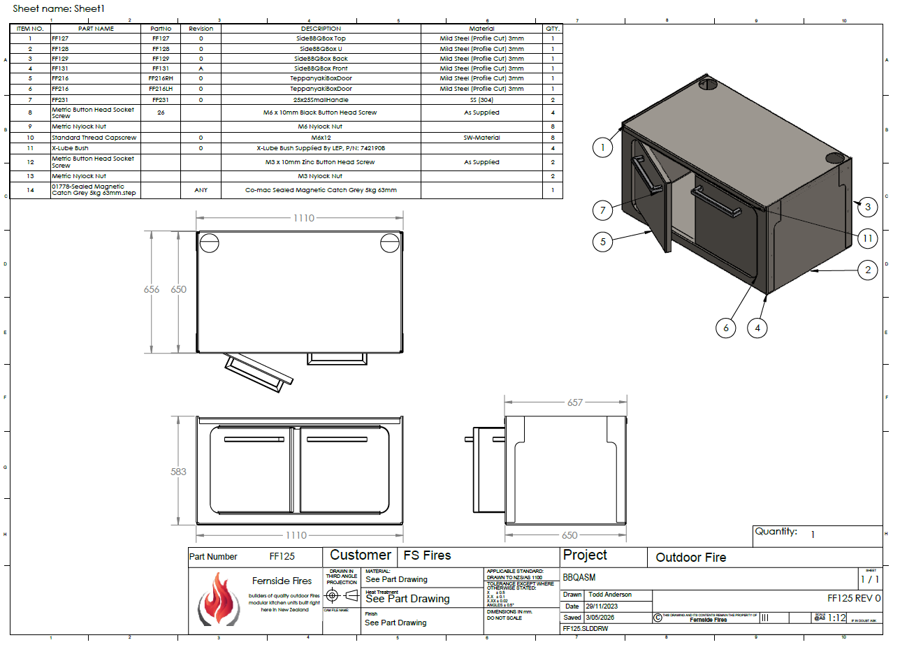 BBQ Bin 6 Burner - Image 2