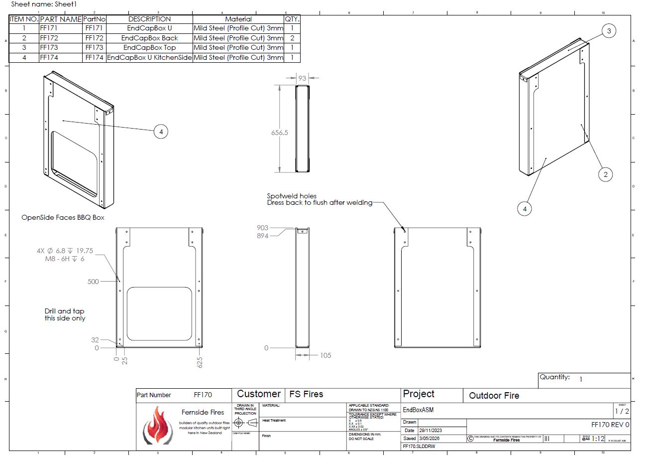 BBQ Bin End Cap - Image 3
